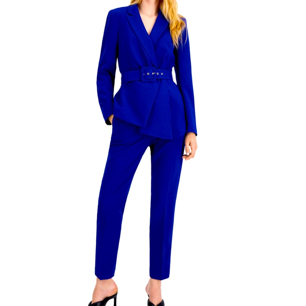 Tahari ASL Belted Pants Suit NWT